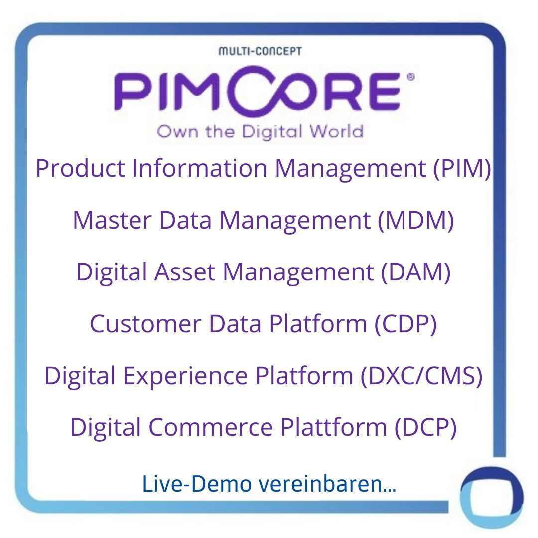 PIMCORE Datenmanagement