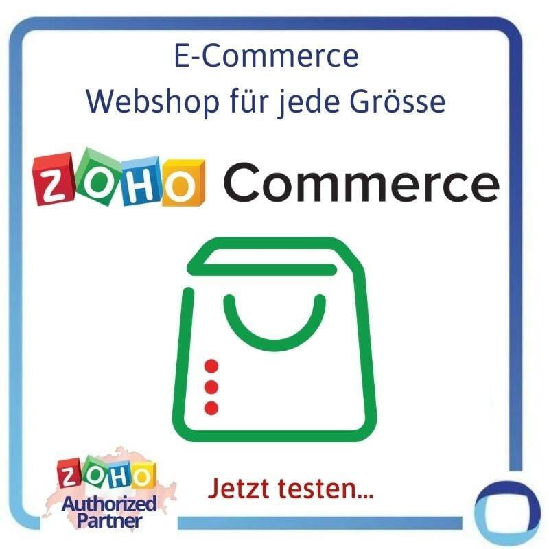 ZOHO Commerce Webshop für jede Unternehmensgrösse