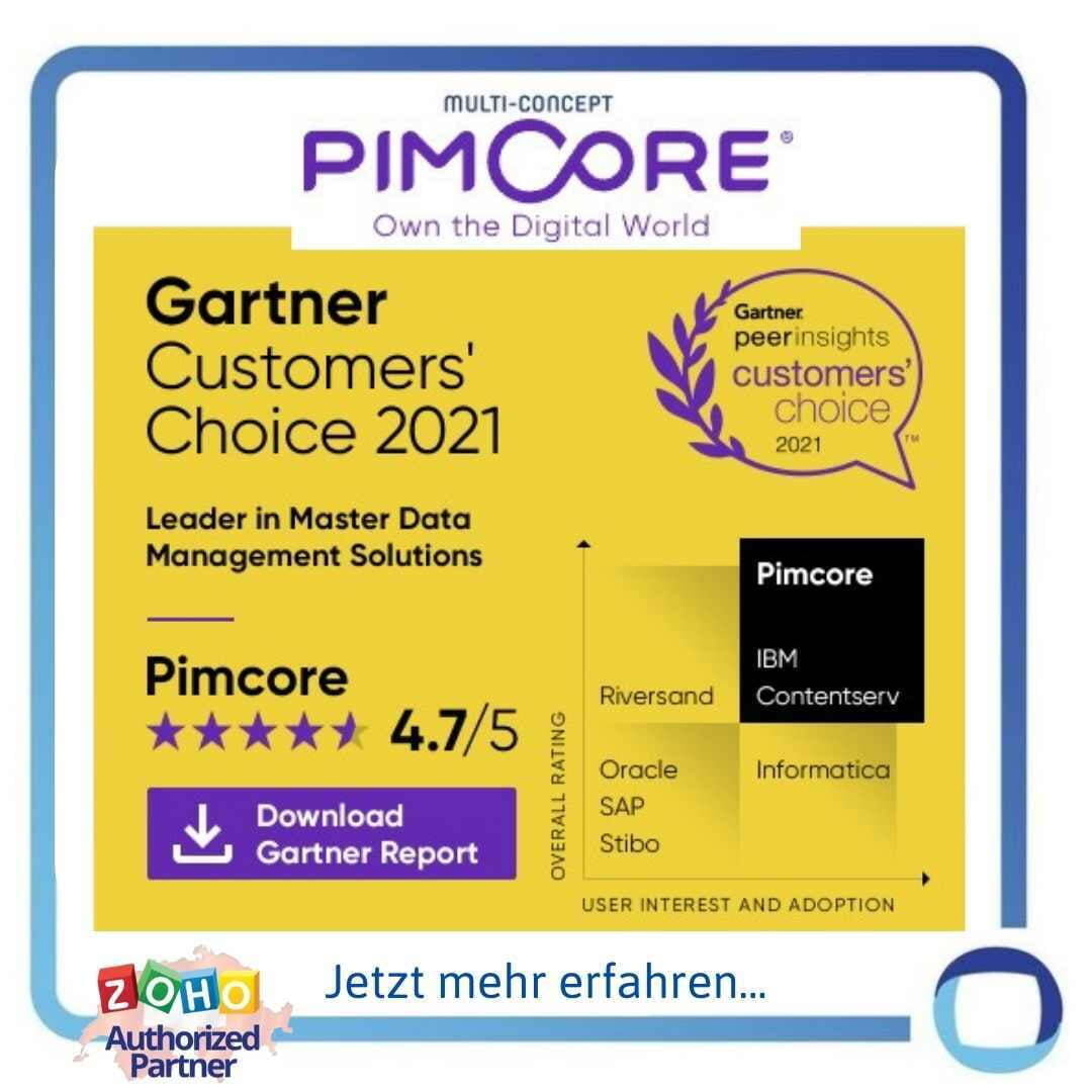 Pimcore Gartner Customers Choice 2021